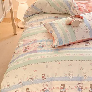 无印良品 床上四件套 WY4YH323 1.5m 200*230cm (萌兔乐园)