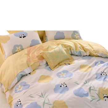 LOVO 四件套 LOVO乐蜗 VAD0234-4 糯糯熊宝 床品四件套 1套/套 销售单位:套 (四件套2300×2000) (计量单位:个)