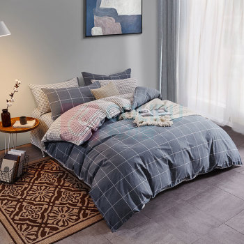 博洋家纺 BEYOND HOME TEXTILE 床品四件套 W91804040206 被套220*240cm床单260*240cm枕套48*74cm*2 (格爵)