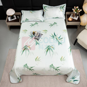 花花公子 Play Boy 风眠机洗冰丝三件套 P-YL7750 席子:230*250cm*1 枕套:48*74cm*2
