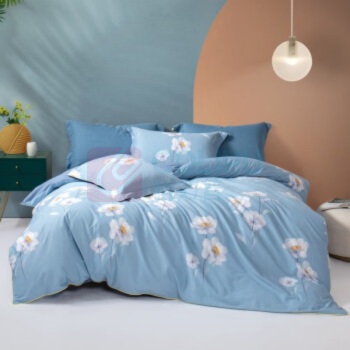 水星家纺 繁花梦境【花卉系列】四件套床品 1.5m床(适配200×230cm被子) 