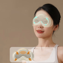 和正 遮光睡眠眼罩 HZ-K1 (蓝/鎏金绸 颜色随机发货) 午休通用旅行睡觉舒适透气轻薄护眼罩