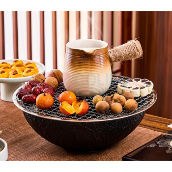 尚烤佳 便携炉(靛蓝)+煎烤盘(墨炎) SKJ-335