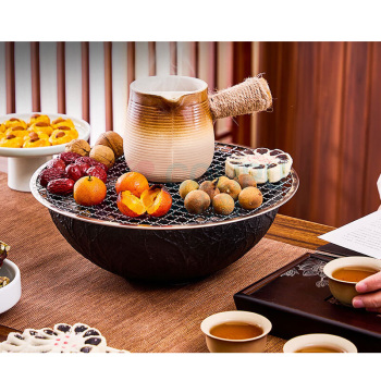 尚烤佳 便携炉(靛蓝)+煎烤盘(墨炎) SKJ-335