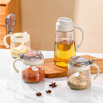 乐唯诗 乐悦油壶调味罐四件套 LY/L4 油壶650ml、调味罐400ml