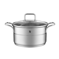 WMF 炖锅20cm 0758226990 ProfiSelect系列双耳炖锅带玻璃盖(20cm)