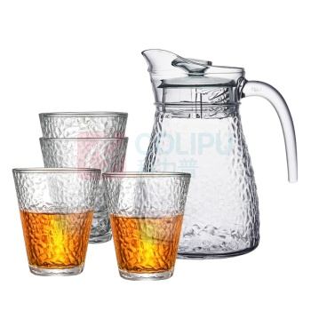 乐唯诗 锤纹水具五件套 CWSJ/L5 锤纹冷水壶*1+锤纹杯*4