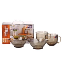 艾格莱雅 康馥杯碗四件套(盒装) 杯子+碗