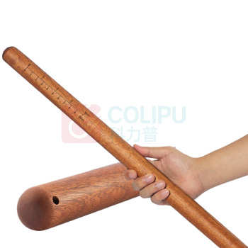 双枪 红檀木擀面杖家用实木杆面棒擀面棍饺子皮神器 DG16000 L60*φ3.6cm (红檀木)