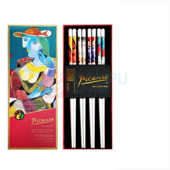 毕加索 PICASSO 艺术陶瓷筷礼盒 四双装 (图示10款花色随机发货)
