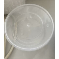 特美居 tmj 塑料碗 500ml 100个/套 圆形带盖