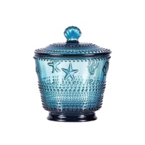 乐唯诗 墨蓝海洋糖果盅 250ml