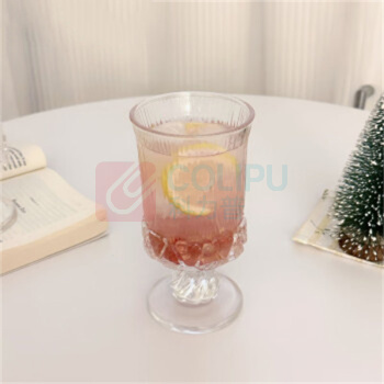 特百惠 轻奢设计欧式宫廷果酒杯创意玻璃杯红酒杯高脚玻璃杯威士忌洋酒杯 宫廷高脚杯 1.0kg 
