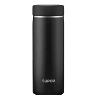 苏泊尔 SUPOR 茗系列保温杯 KC45FG11 450ml (儒雅黑)