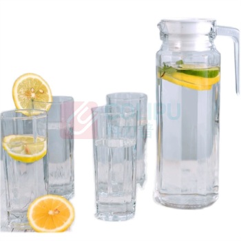 乐唯诗 水具五件套 壶：1000ML*1 杯：200ML*4 