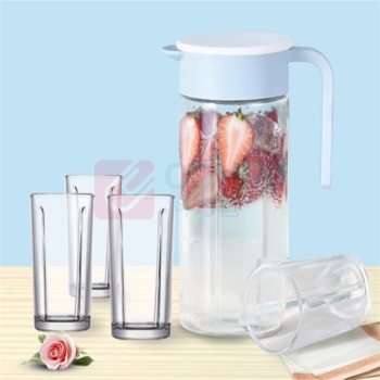 乐唯诗 水具五件套 壶：1000ML*1 杯：200ML*4 