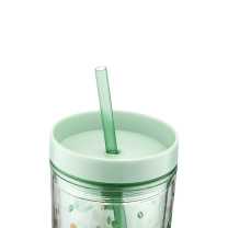 星巴克 绿野秘境款清透吸管杯 11149179 473mL (绿色)