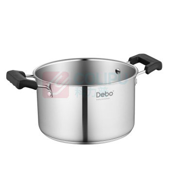 德铂 Debo 菲比汤锅304不锈钢单底煲汤锅 DEP-692 口径:20cm容量:3L 包装尺寸 :300*137*222mm16套/箱