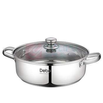 德铂 Debo 怀亚特汤锅 DEP-DS289 口径:30cm容量:5.8L 包装尺寸:368*127*304mm6套/箱