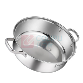 德铂 Debo 怀亚特汤锅 DEP-DS289 口径:30cm容量:5.8L 包装尺寸:368*127*304mm6套/箱