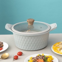 德铂 Debo 摩纳哥汤锅火锅明火电磁炉通用 DEP-817 口径24cm