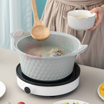 德铂 Debo 摩纳哥汤锅火锅明火电磁炉通用 DEP-817 口径24cm