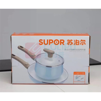 苏泊尔 SUPOR 锅具套装 悦享轻珐琅两件套 VTP2215T 24cm煎锅+16cm汤锅