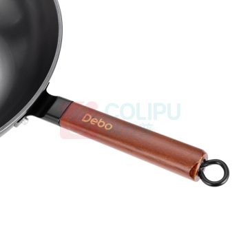 德铂 Debo 艾娜(炒锅) DEP-DZ323 32CM (黑色) 炒锅*1、玻璃盖*1