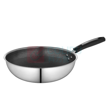 德铂 Debo 卡诺亚不不配盖(炒锅) DEP-DS230 32CM (不锈钢色) 炒锅*1