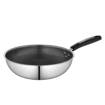 德铂 Debo 卡诺亚不不配盖(炒锅) DEP-DS230 32CM (不锈钢色) 炒锅*1