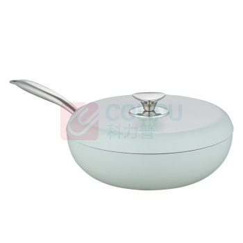 德铂 Debo 菲力特(炒锅) DEP-DS336 28CM (青色)