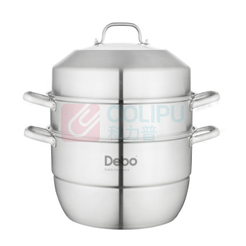 德铂 Debo 霍芬尼(蒸锅) DEP-780 32CM (不锈钢色)
