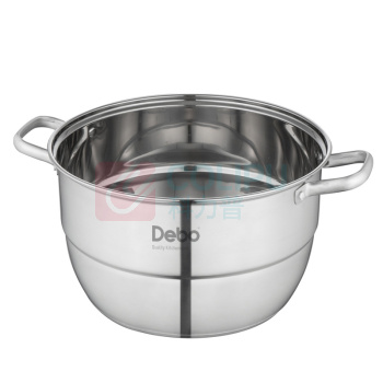 德铂 Debo 霍芬尼(蒸锅) DEP-780 32CM (不锈钢色)