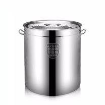 康迪普 304不锈钢烧水桶保温汤桶双耳带盖加厚汤桶 93.5L