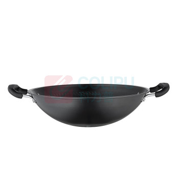 德铂 Debo 双耳炒锅炒菜锅 DEP-DS377 法兰西-38cm
