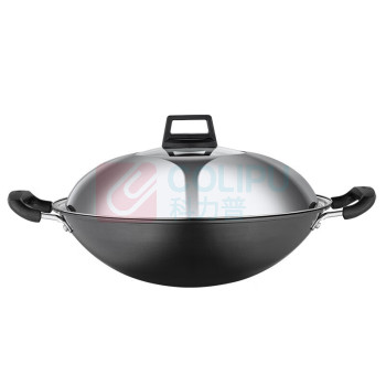 德铂 Debo 双耳炒锅炒菜锅 DEP-DS377 法兰西-38cm