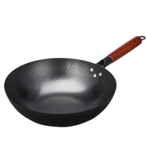火象 32cm龙鳞纹手工捶打铁锅 HXG-CG348