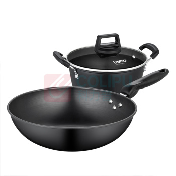 德铂 Debo 炒锅汤锅套装 DEP-872帕卡德 22/32CM