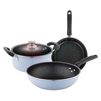 德铂 Debo 锅具三件套 DEP-796 24cm+24cm+30cm 1.7L+2.95L+3.65L