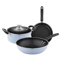德铂 Debo 锅具三件套 DEP-796 24cm+24cm+30cm 1.7L+2.95L+3.65L