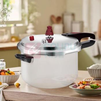 双喜 鸿运珍珠白彩色铝压力锅 CY-26LFLPT08E 26CM/8.5L (珍珠白)