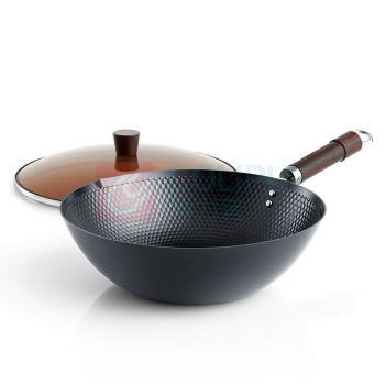 中科德马克 极铁系列三极防锈铁锅 D-CF32J31 32cm