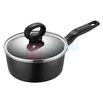 苏泊尔 SUPOR 趣彩不粘奶锅不粘辅食锅 ET18AKP09-BK 18cm (珠光黑)