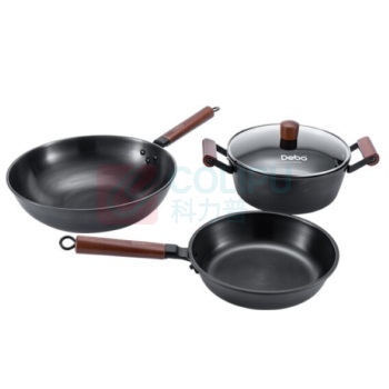 德铂 Debo 富兰克林锅具套装 DEP-701 炒锅+煎锅+汤锅 