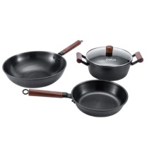 德铂 Debo 富兰克林锅具套装 DEP-701 炒锅+煎锅+汤锅 