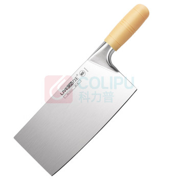 力王 不锈钢大号斩骨刀 武刀1号黄色pp手柄 99360098 全长325mm