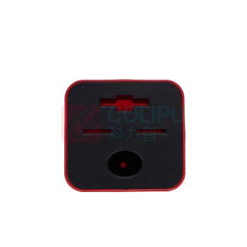 德铂 Debo 萨曼塔(套装刀具) DEP-683 5件套 (红色) 水果刀*2、瓜刨*1、厨房剪*1、底座*1