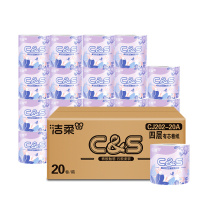 洁柔 C&S 卷纸 CJ202-20A 105g4层20卷 2.00 提/箱