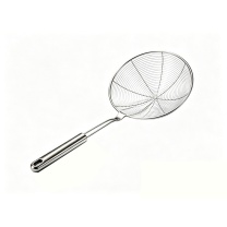 SGK 不锈钢漏勺 SK22328 直径280mm (银色) 材质:不锈钢 手柄长度15cm