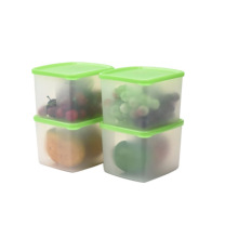 特百惠 TUPPERWARE 冷藏保鲜方盒 四件套 800ML